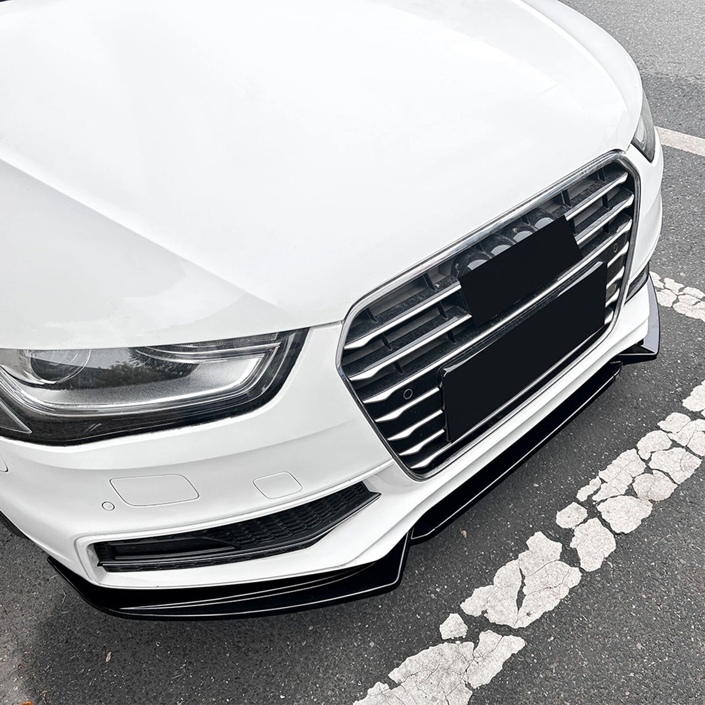 Front Spoiler Lip Splitter Kit for Audi A4 S4 B8.5 Sline (2013-2016)