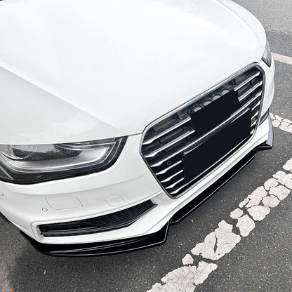 Front Spoiler Lip Splitter Kit for Audi A4 S4 B8.5 Sline (2013-2016)