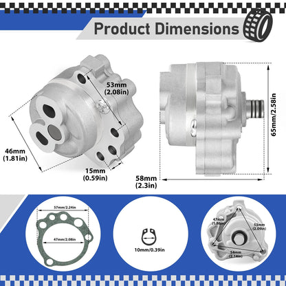 Oil Pump for Yamaha Raptor 660R 700 700R (2002–2005)