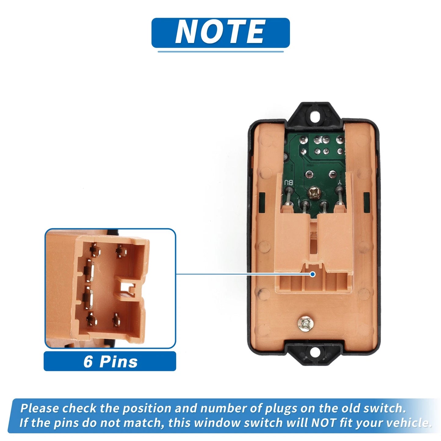 Power Window Switch for Mazda 323 F (1994-1998)