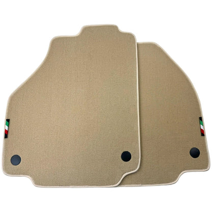 Beige Floor Mats for Ferrari 488 Pista Spider (2019-2023)