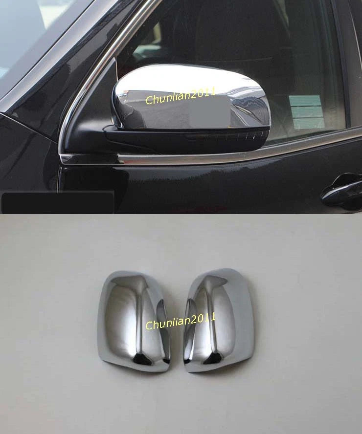 Chrome Side Mirror Covers for Jeep Compass (2017-2021) (2 pcs)