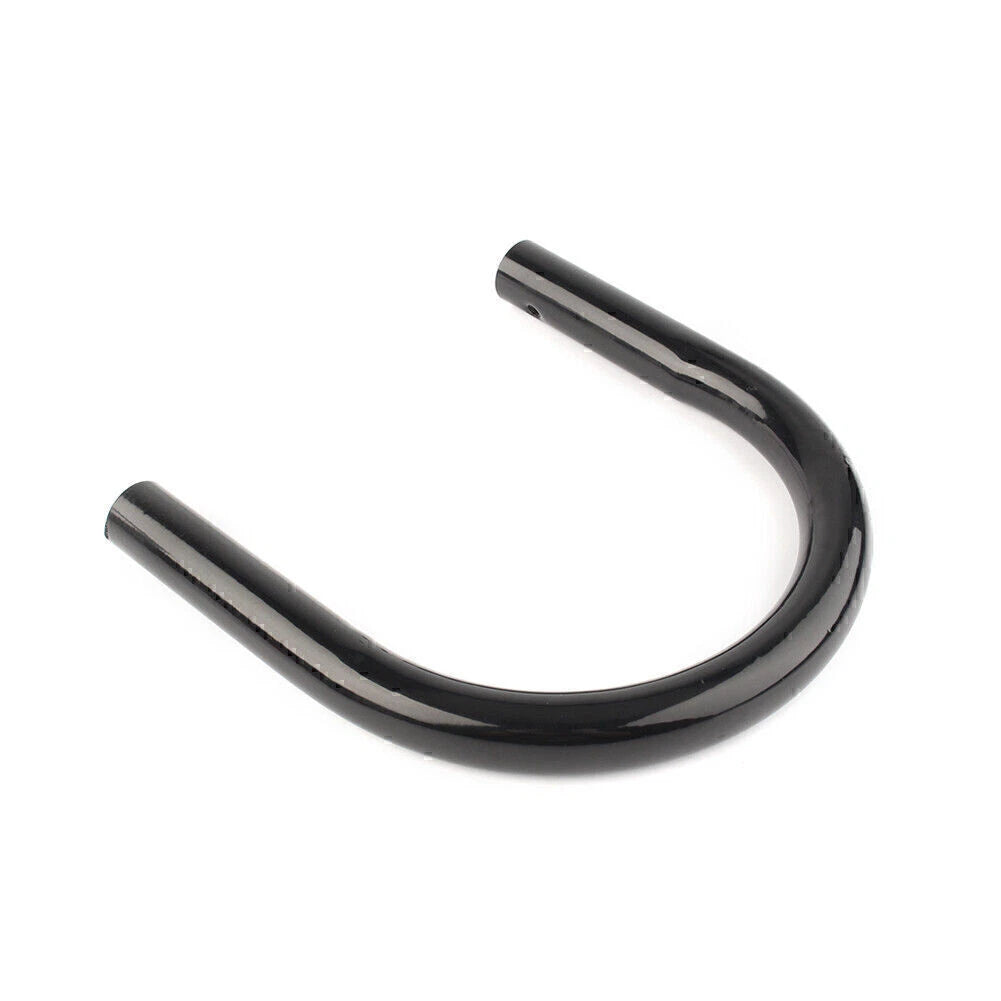 Black Stainless Steel Rear Seat Hoop Loop Frame Trim for Universal Cafe Racer