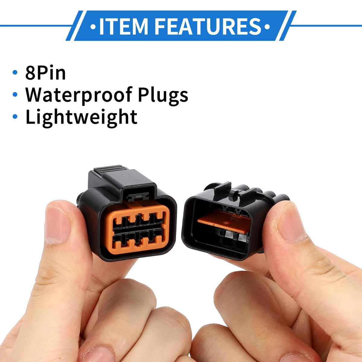 8 Pin Front Headlight Connector Plug for Hyundai, Kia