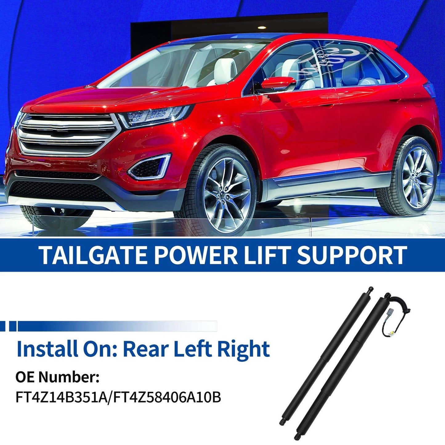 Rear Tailgate Power Lift Support for Ford Edge (2015-2018) 2 x Supports