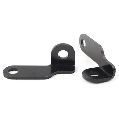Black Fork Clamp Turn Signal Light Mount for Harley Motorcycle