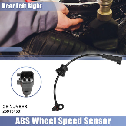 Rear Left & Right ABS Wheel Speed Sensors for Chevrolet