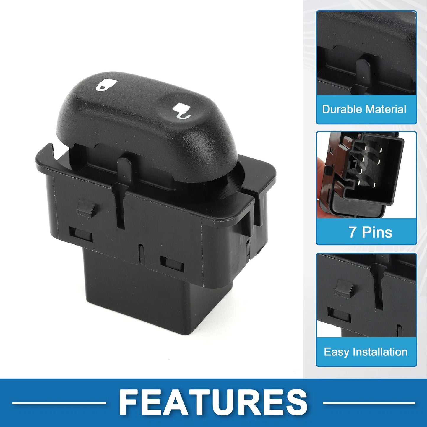 Door Lock Switch for Ford Excursion Explorer F-250 Super Duty (2000-2005)