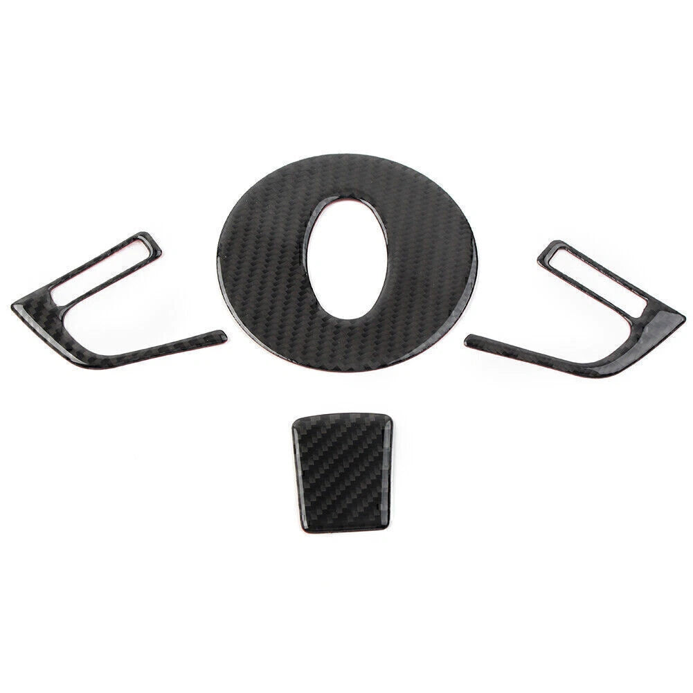 4 Pcs Carbon Fiber Steering Wheel Covers for Subaru Forester (2013-2018)