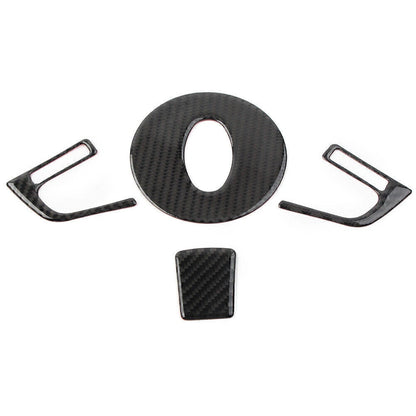4 Pcs Carbon Fiber Steering Wheel Covers for Subaru Forester (2013-2018)
