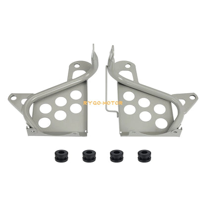 2x Heel Guards Footrest Left/Right for Yamaha Blaster 200 YFS200 (1990–2006)