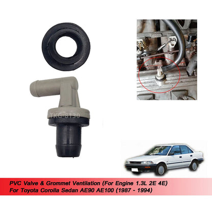 PCV Valve for Toyota Corolla AE90 AE100 1.3L 2E 4E (1987-1994)