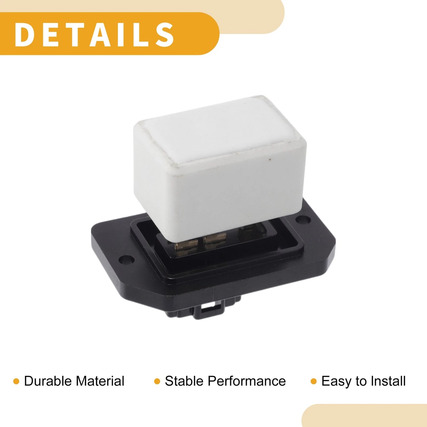 Blower Motor Resistor for HVAC - Compatible with Make & Model