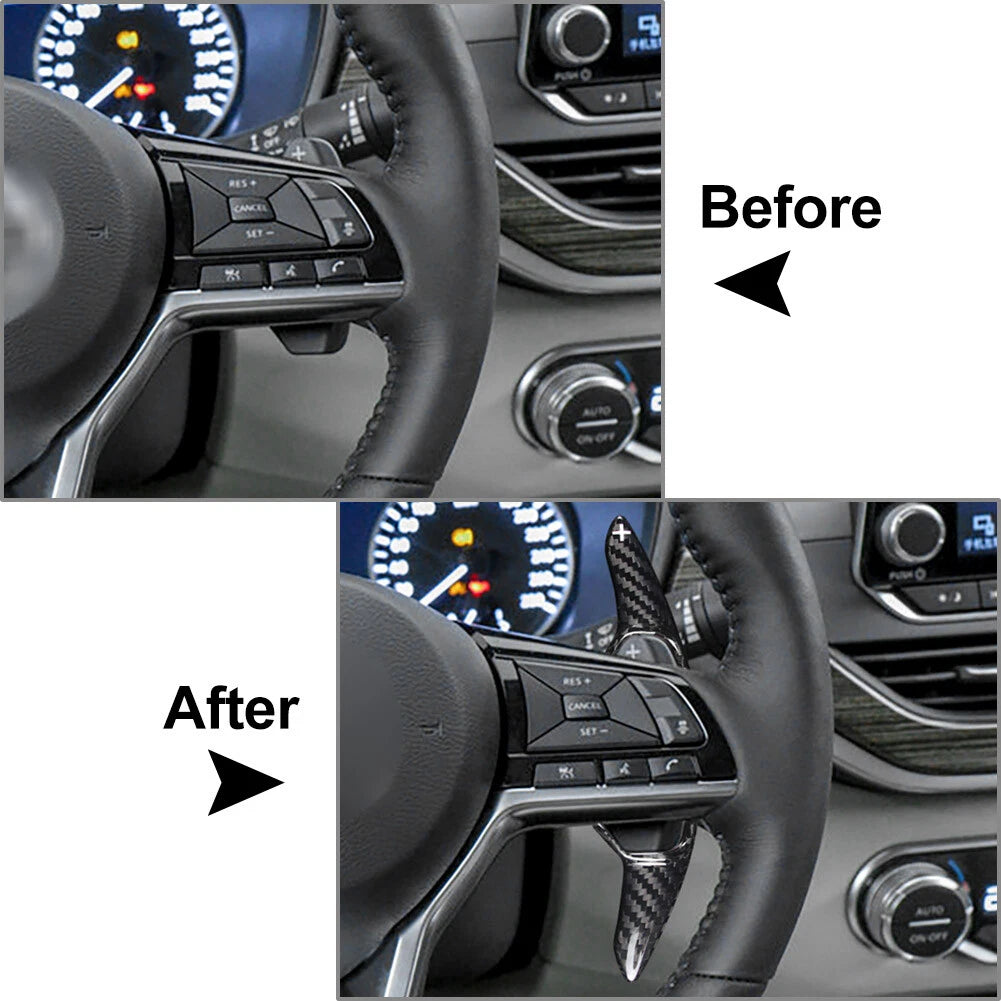 Carbon Fiber Steering Wheel Shift Paddles for Nissan Teana Altima (2019-2020)