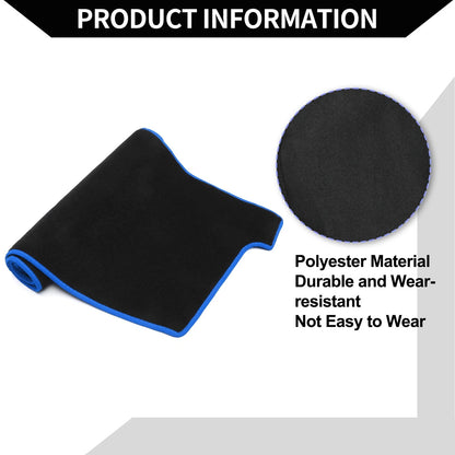Dashboard Cover Mat for Mazda CX-5 KF (2016-2024) Black Blue 1 Set