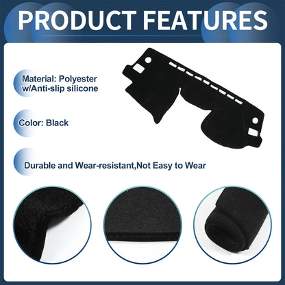 Dashboard Cover Mat for Subaru Forester XVGT Impreza GT Black