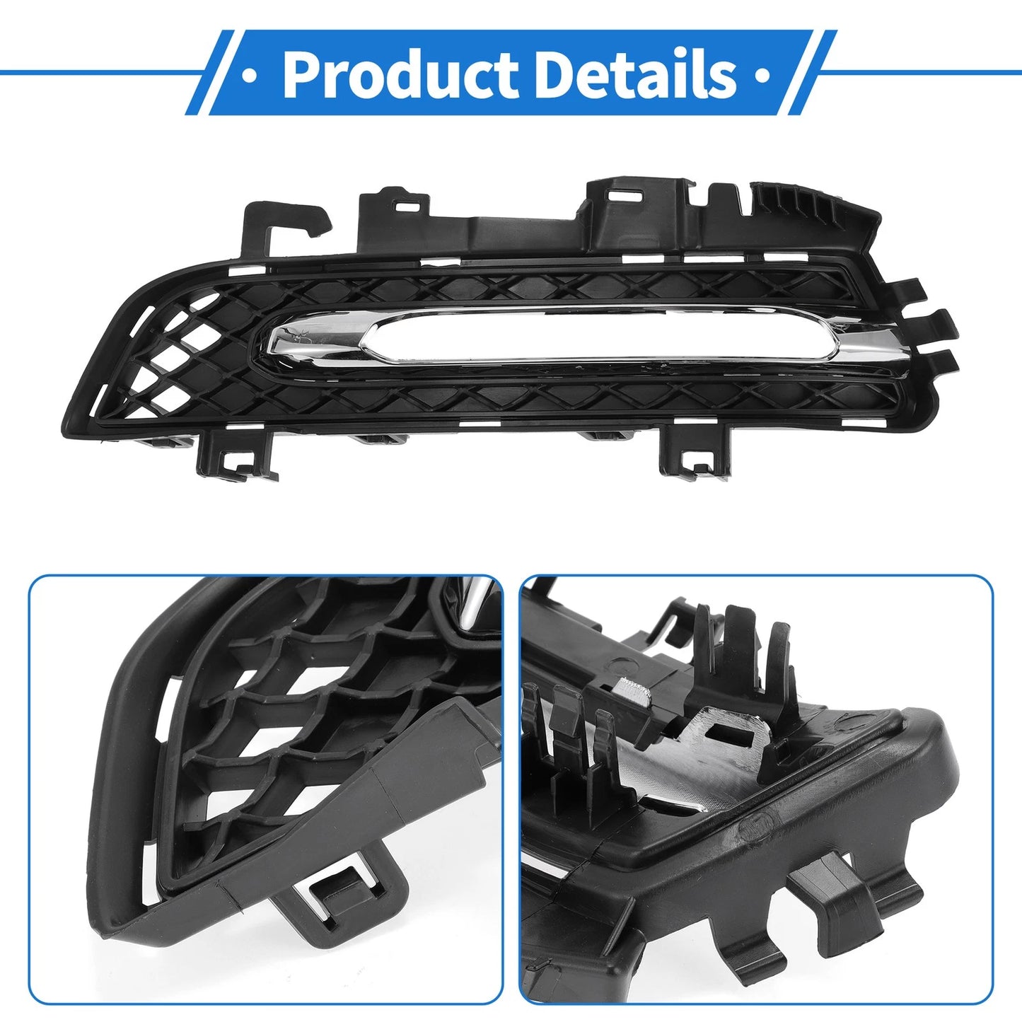 Front Left Fog Light Grill for Mercedes-Benz (2012-2018)