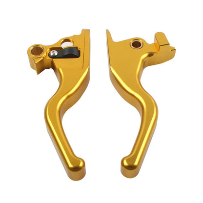 Gold Brake Clutch Levers 5.9" for Harley Street Bob FXBB Softail 114 (15-22)