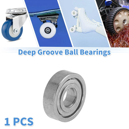 Deep Groove Ball Bearings 1.5x4x1.2mm 1 Pc for Scooter Skateboard Wheel