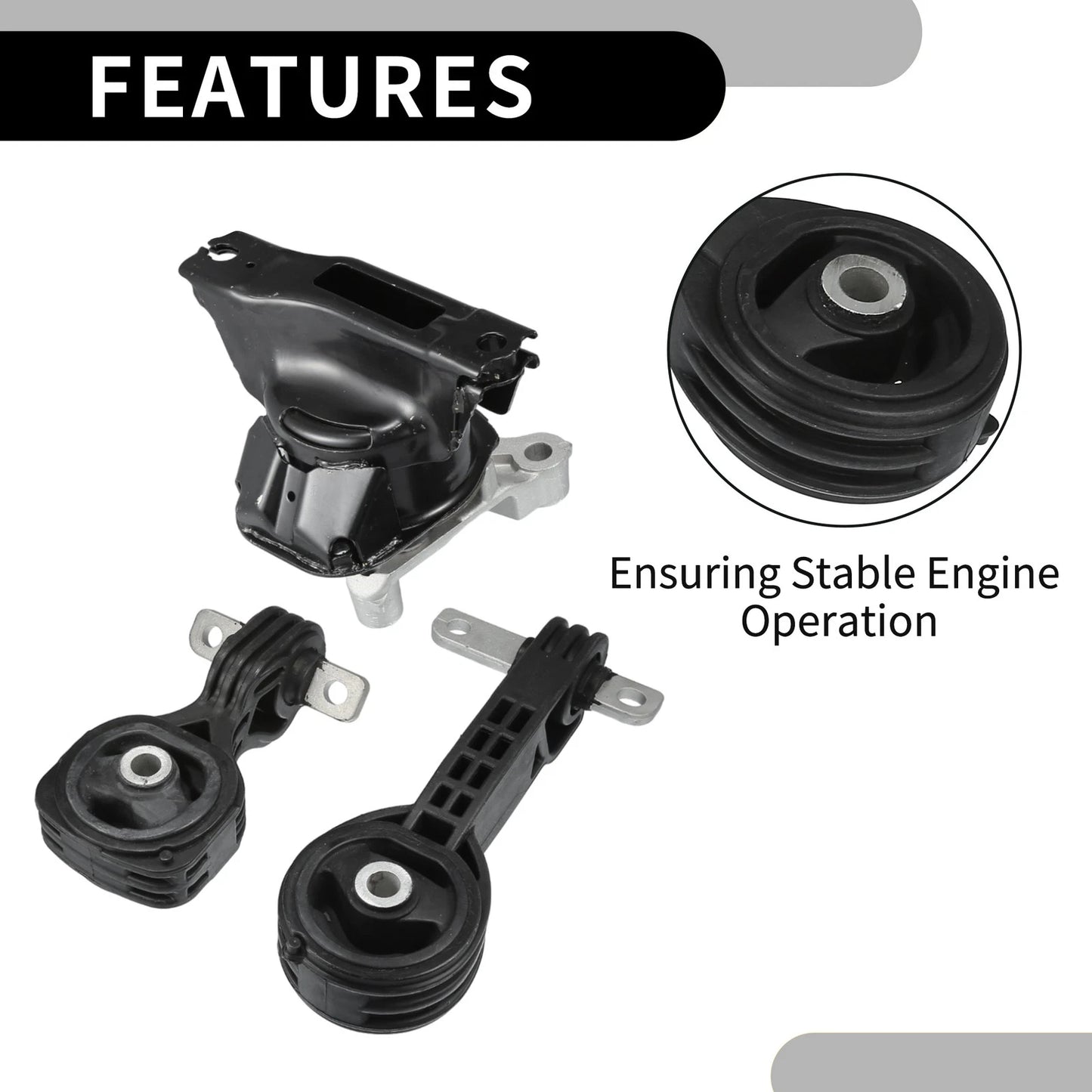 Engine Motor Mount for Honda Civic 1.8L (2006-2010) - 1 Set
