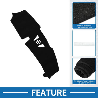 Dashboard Cover Mat for BMW X5 2023-2024 Sun Protector Pad Black