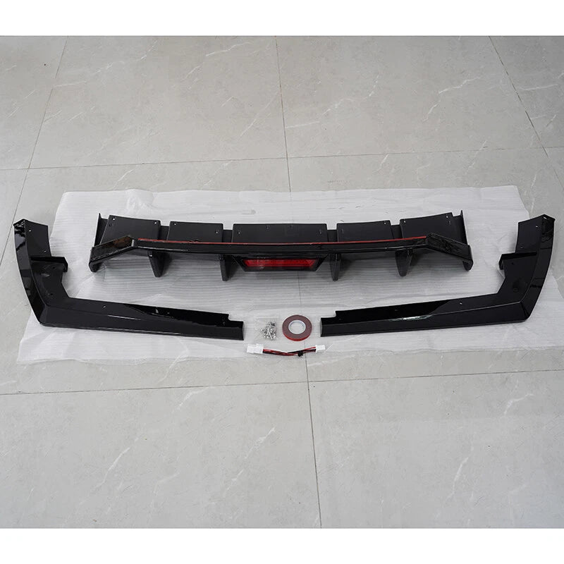 Rear Diffuser with LED Brake Light Kit for Hyundai Elantra 2021-2024
