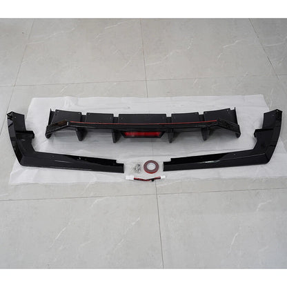 Rear Diffuser with LED Brake Light Kit for Hyundai Elantra 2021-2024
