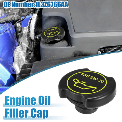 Engine Oil Filler Cap for Ford E-250 4.6L (2003-2007) Black