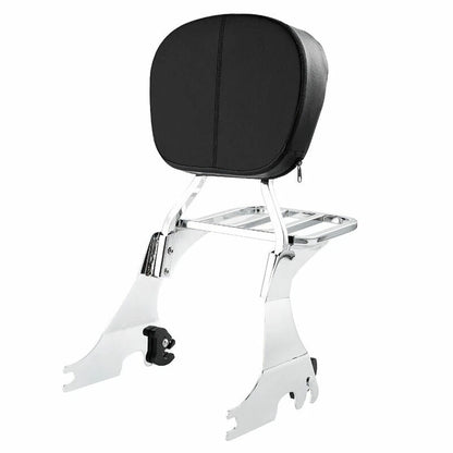 Sissy Bar Backrest Rack for Harley Sportster XL883 XL1200 (2004 - 2022)