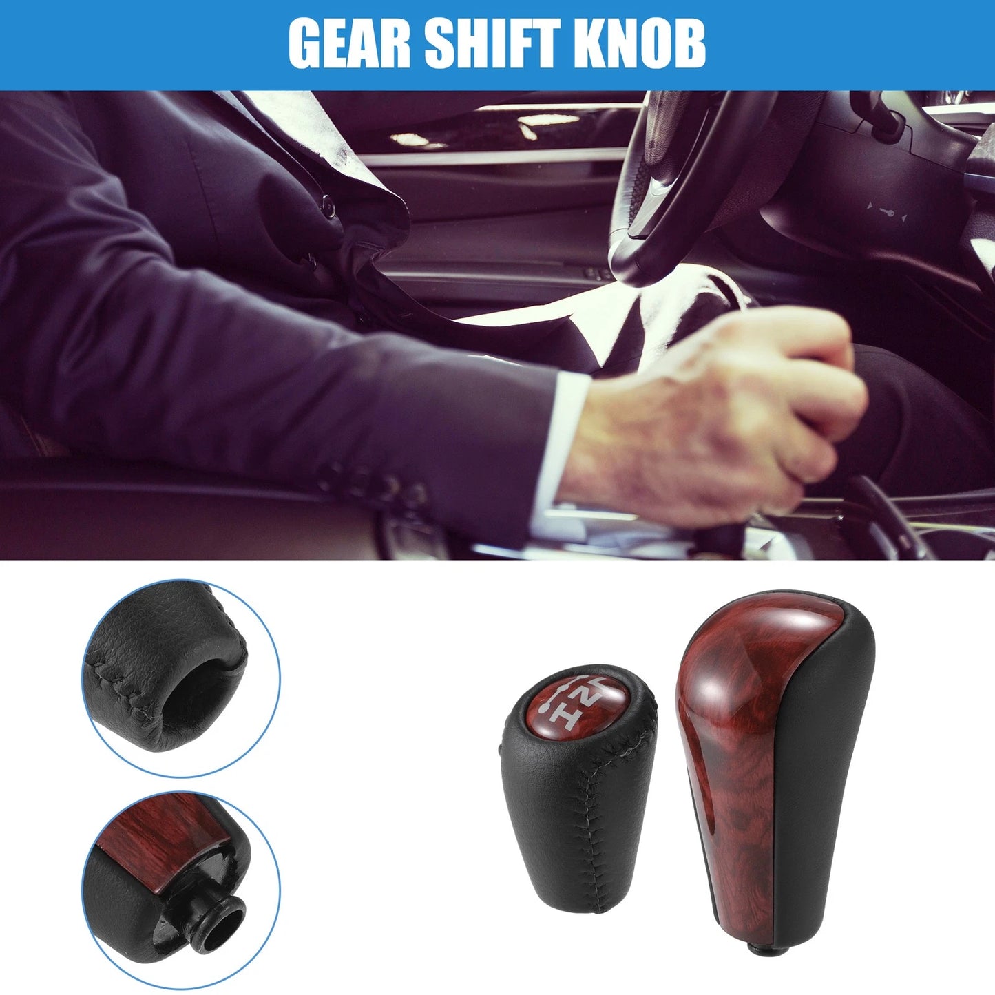 3-Speed Transmission Shift Knobs / 1 Set for Toyota Prado 120 (2003–2009)