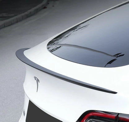 Carbon Fiber Rear Tail Spoiler Wing for Tesla Model Y (2020-2023)