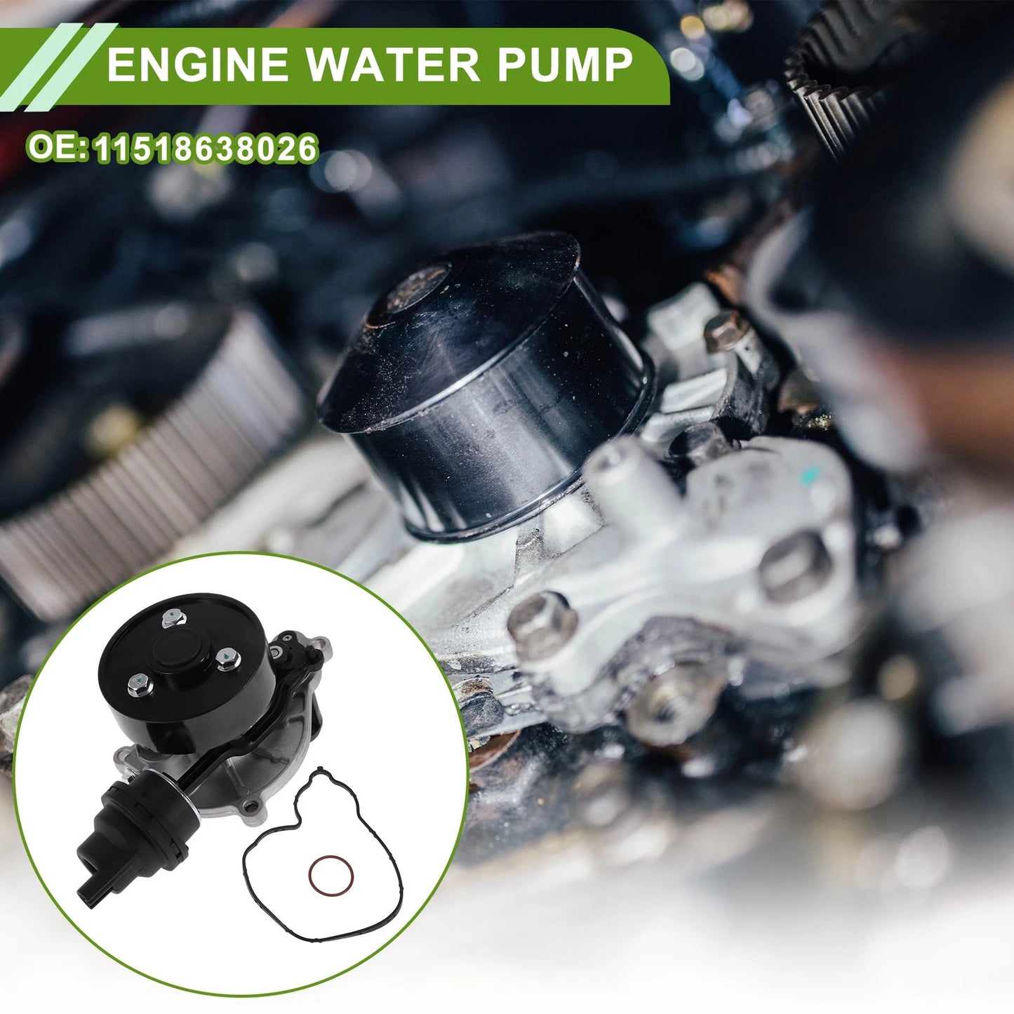 Engine Water Pump for BMW 1 Series Hatchback (2004-2013) Cooling System