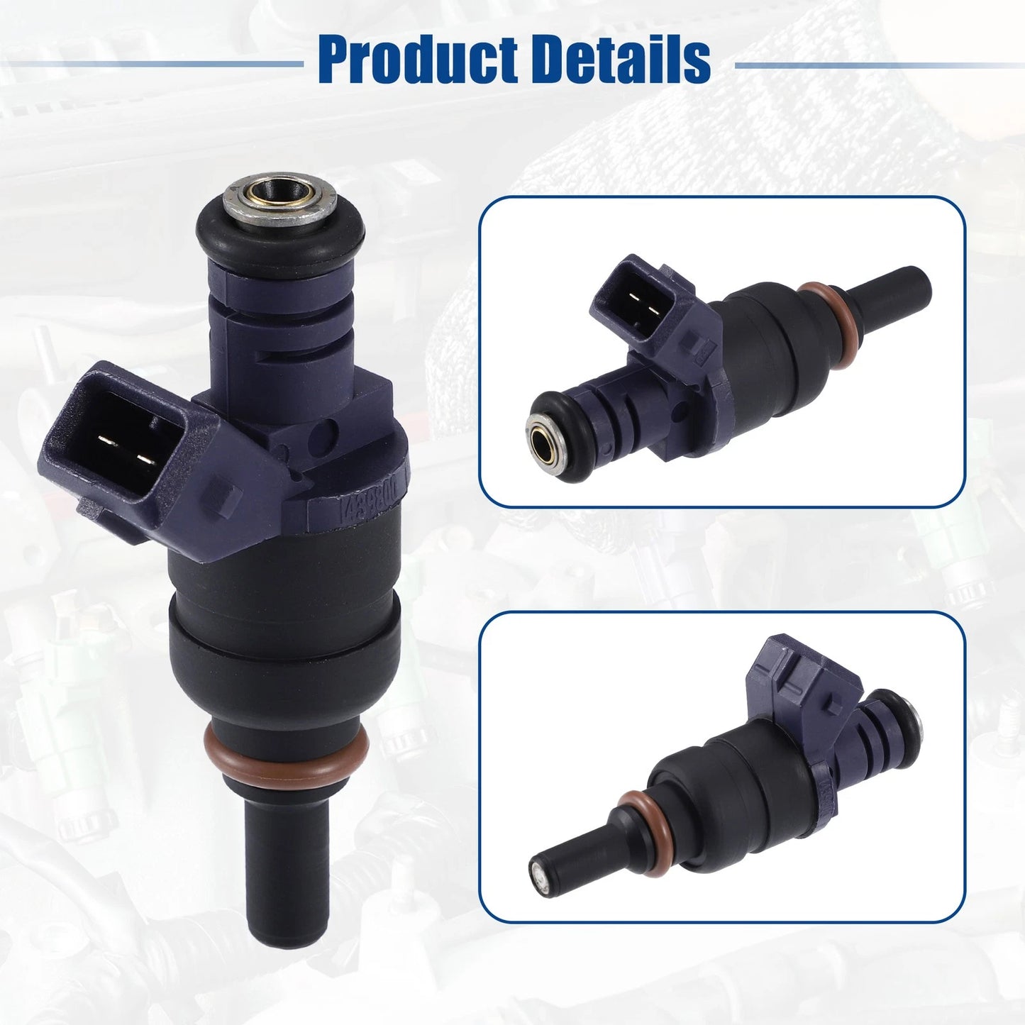 6 Pcs 3.0L Fuel Injector Nozzle for BMW 330i 330Xi 530i (2001-2005)