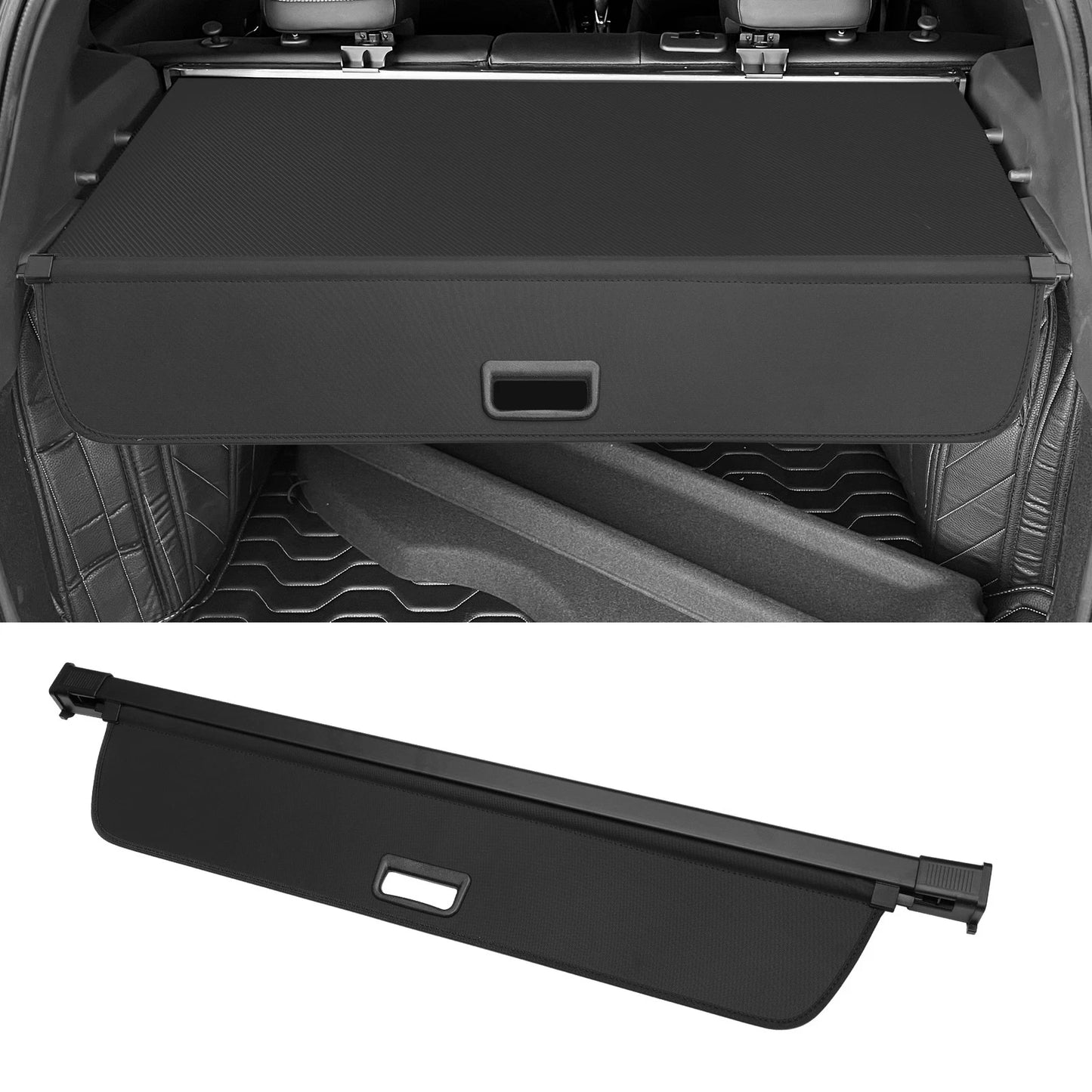 Retractable Cargo Cover for Volvo XC60 2010-2017 Rear Trunk Gloss Black