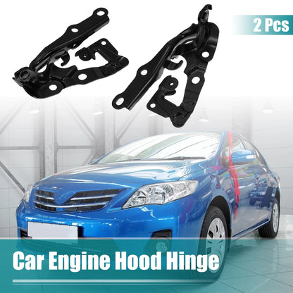 Bonnet Hinge 2 x Black for Toyota (Fits 5341006090 TO1236151)