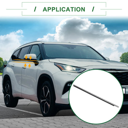 1pc / Front Right Weatherstrip Window Seal PVC for Toyota Highlander