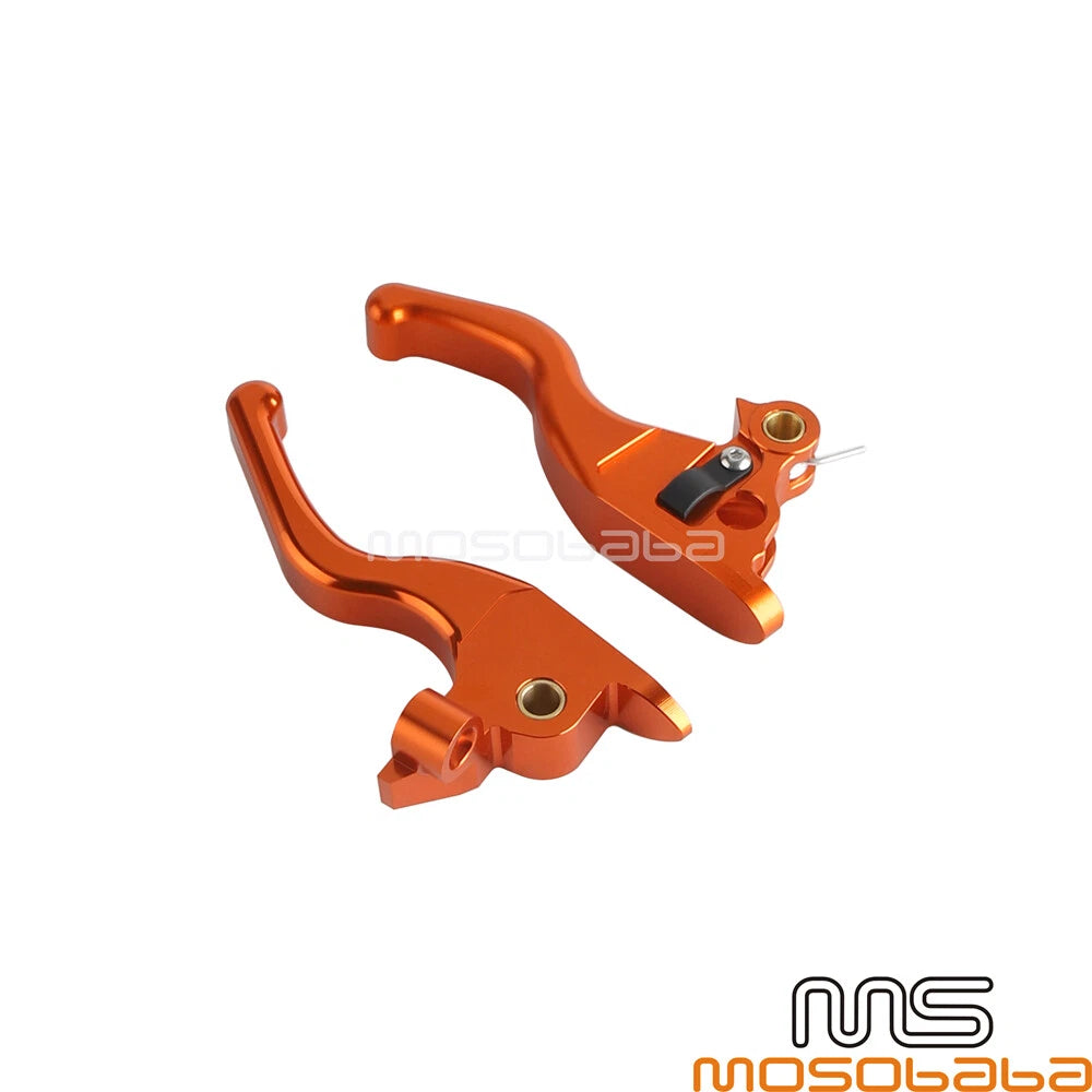 Orange Brake Clutch Levers Kit for Harley Touring Road Glide FLTRX FLTRXS (2021-Up)