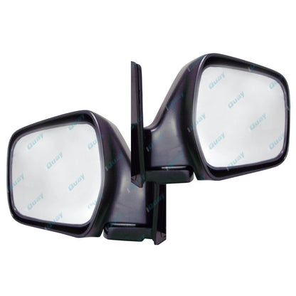 BLACK Electric Door Mirrors 2 x For Toyota Landcruiser 80 Series (1990-1998)