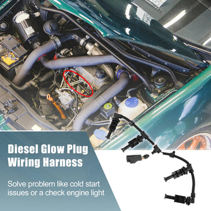 Glow Plug Wiring Harness Left Driver Side for Ford F-250 F-350 (2008-2010)