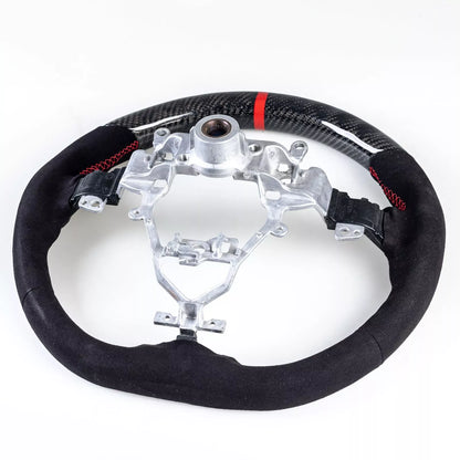 Steering Wheel Suede Red for Suzuki Swift (2018-2021)