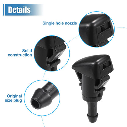 Set Windshield Washer Nozzles Spray Jets for Toyota