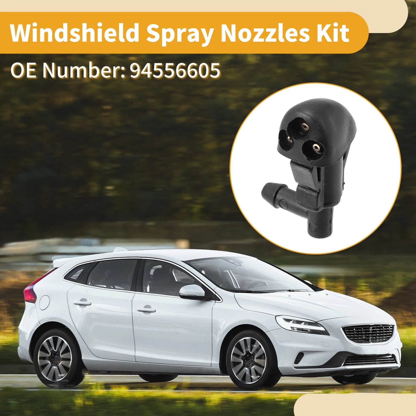 Windshield Washer Nozzle Kit for Chevrolet Cruze