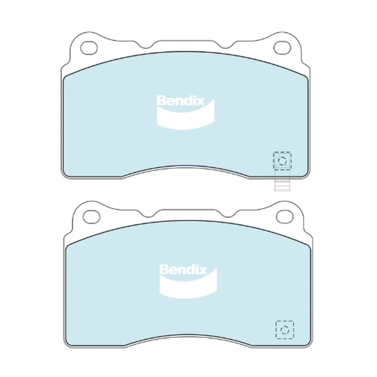 Front Disc Brake Pads Set for Toyota 86 Brembo Caliper (2016–2019)