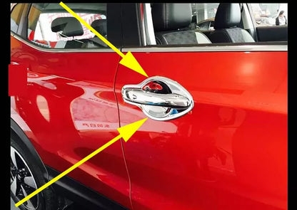 Chrome Door Handle Bowl Cover Trim for Nissan Qashqai Rogue Sport (2014-2021)