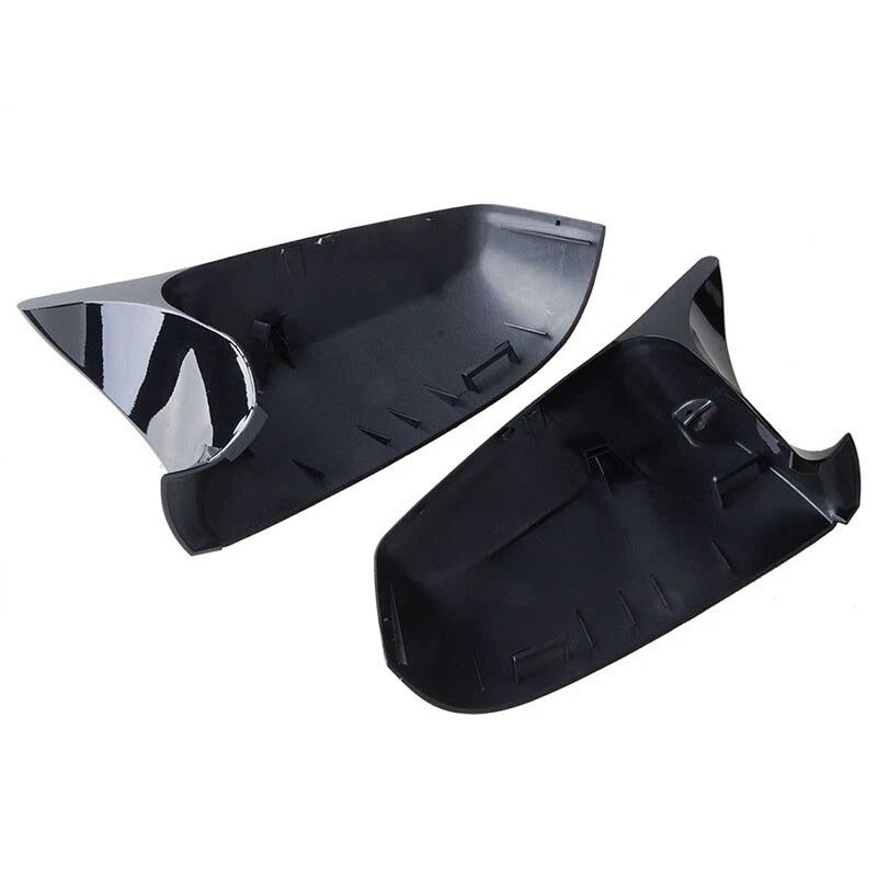 Gloss Black Mirror Cover Caps for BMW E60 F10 F11 F06 F12 F13 F01 F02 (2008-2017)