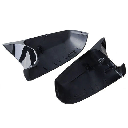 Gloss Black Mirror Cover Caps for BMW E60 F10 F11 F06 F12 F13 F01 F02 (2008-2017)
