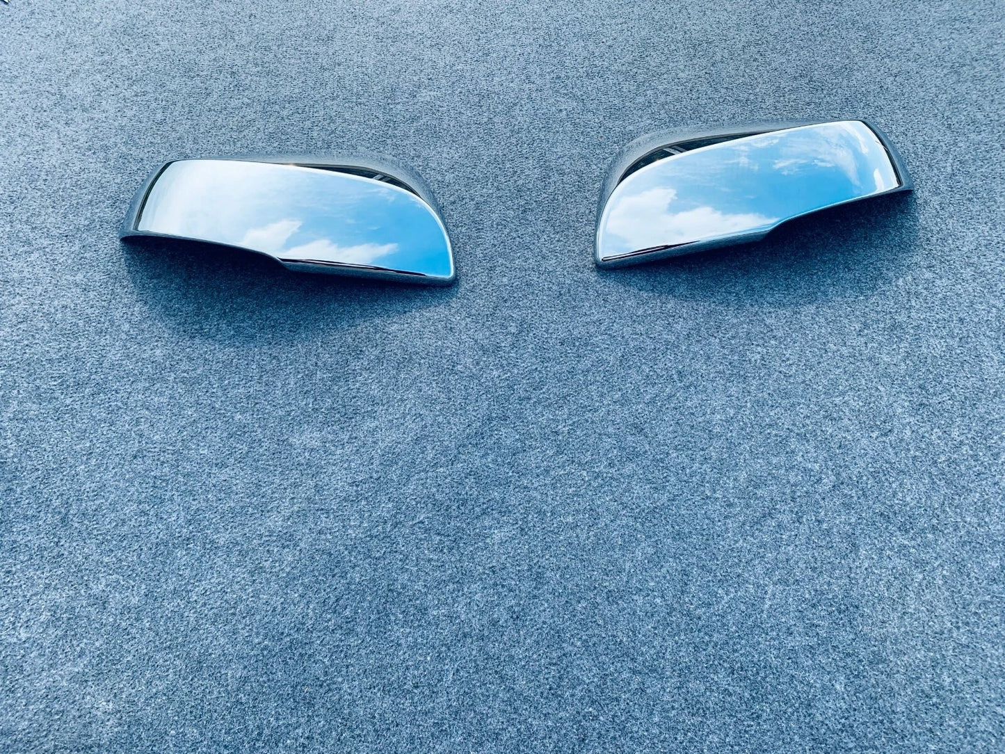 Chrome Side Rearview Mirror Cover Trim for Toyota Highlander 2020-2023 2 x PCS