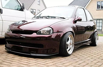 x3 Front Bumper Lip for Opel Corsa B (1993-2000)