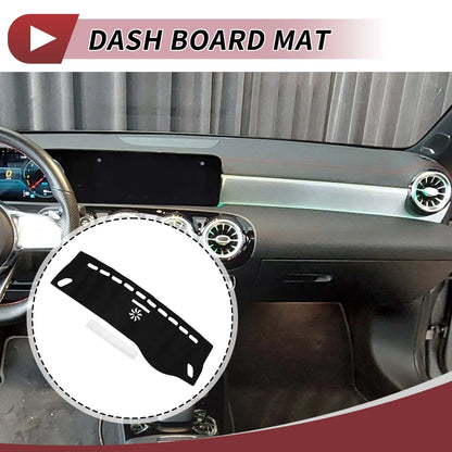 Dashboard Cover Mat for Mercedes CLA 2013-2019 Sun Protector Pad Black