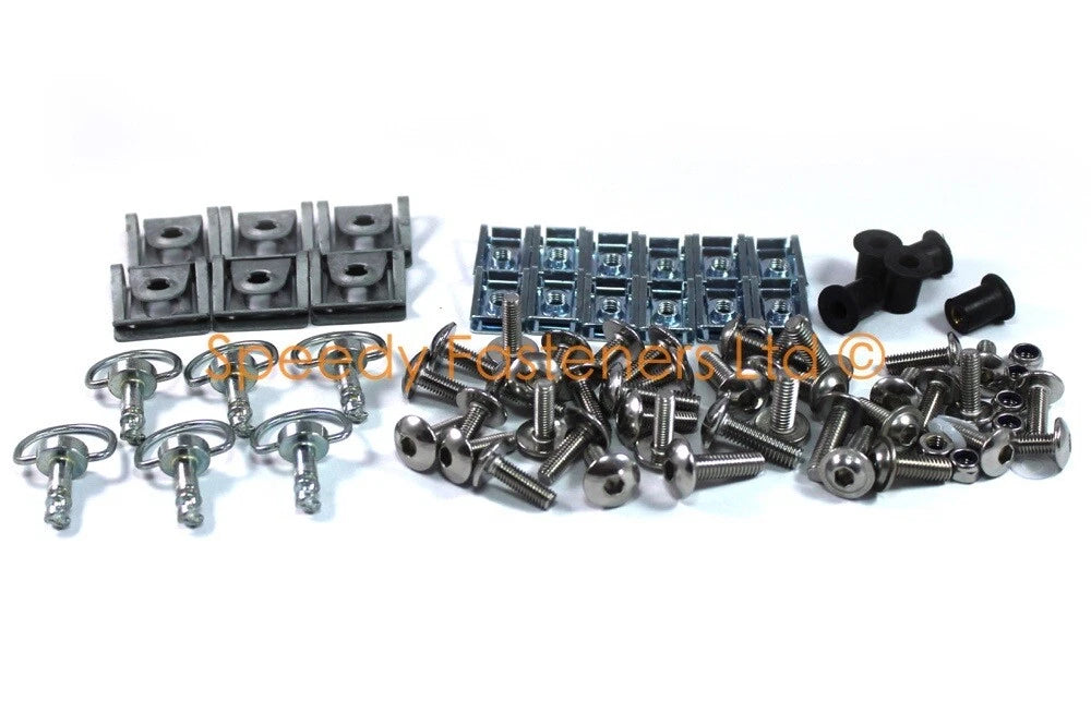 2 x Dzus fasteners for fairing & windshield for Aprilia Mille RSV 1000 (1998–99)